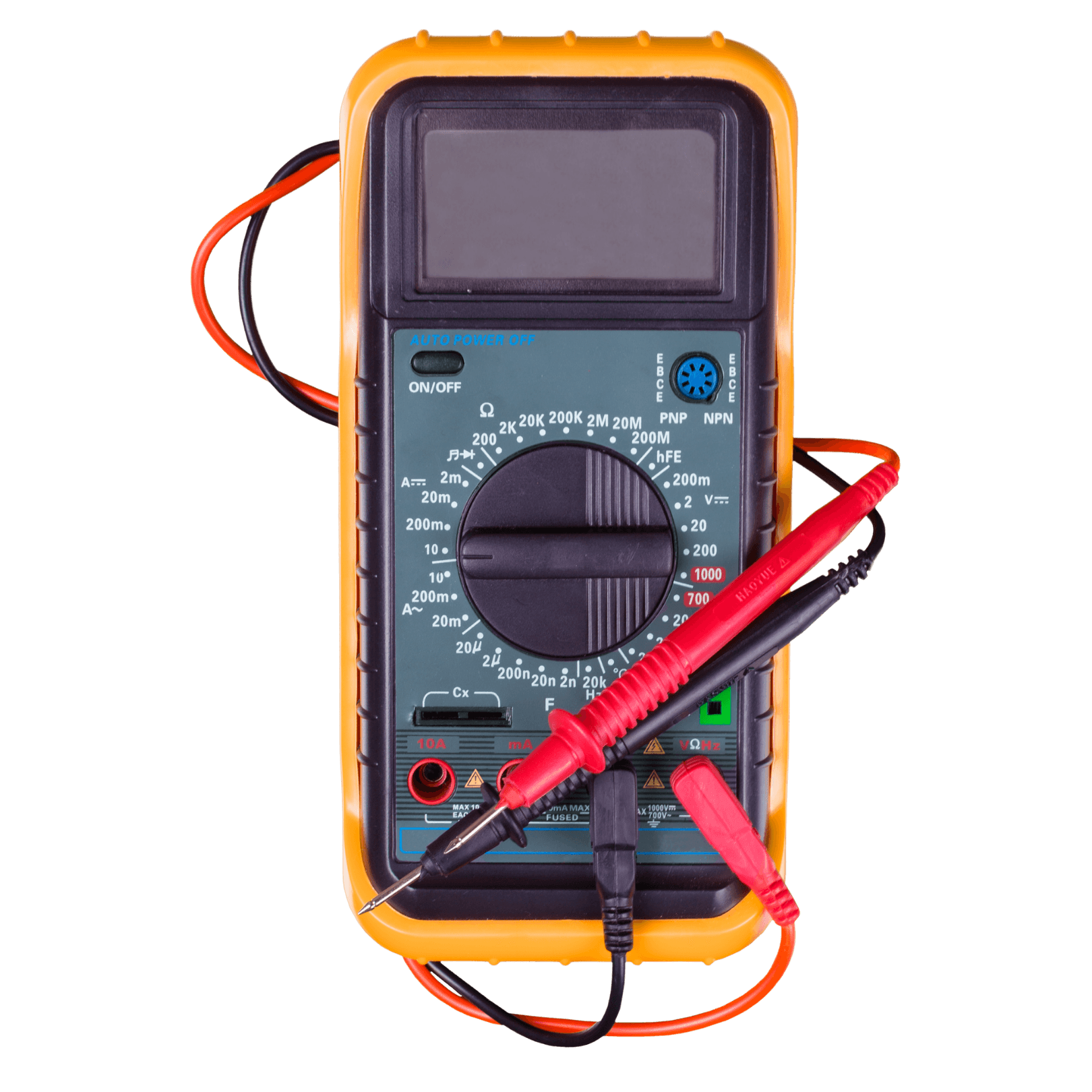 Electrical test meter used for diagnostic testing