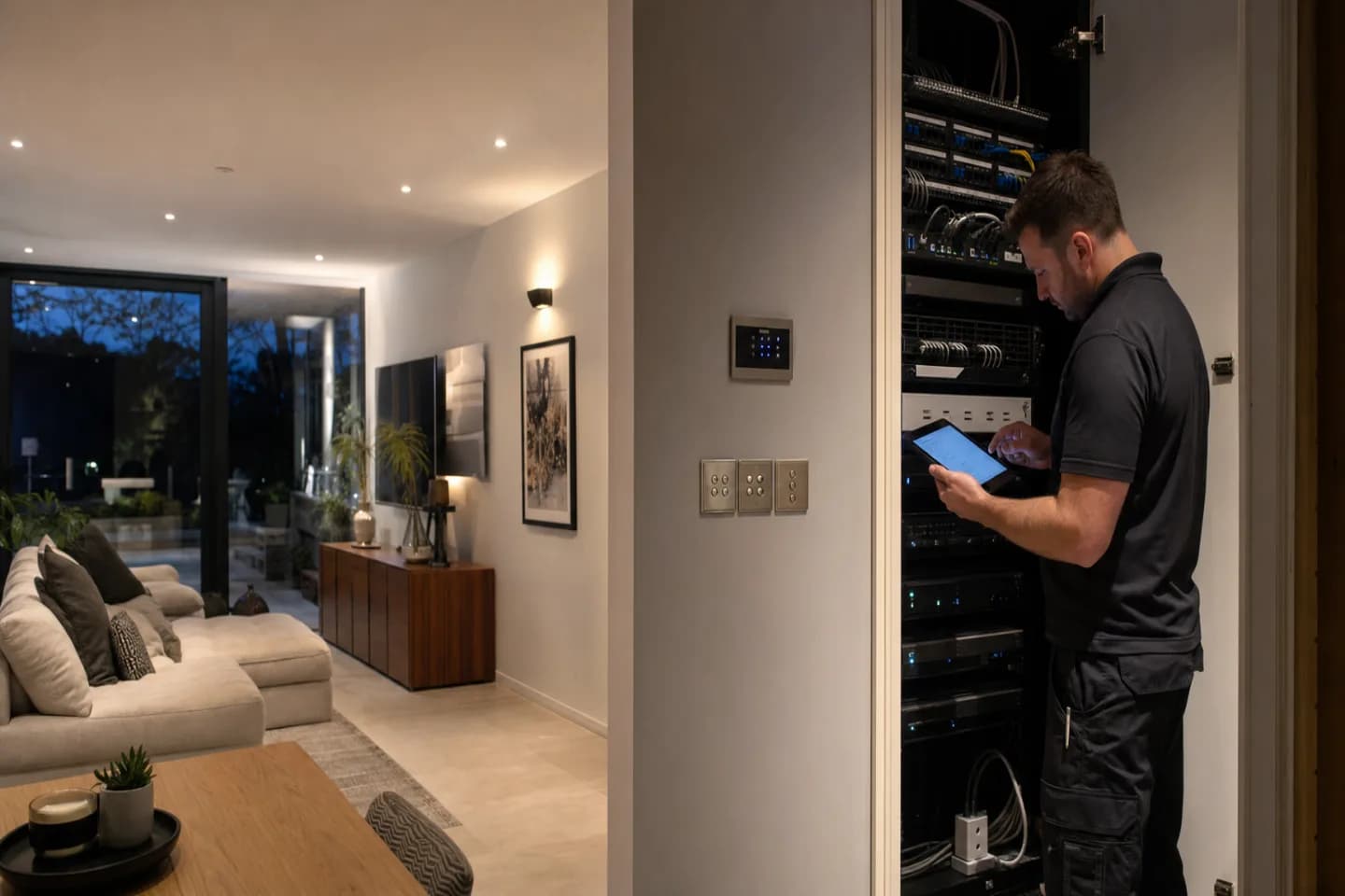 Illustrative smart homes planning scenario in Canford Cliffs
