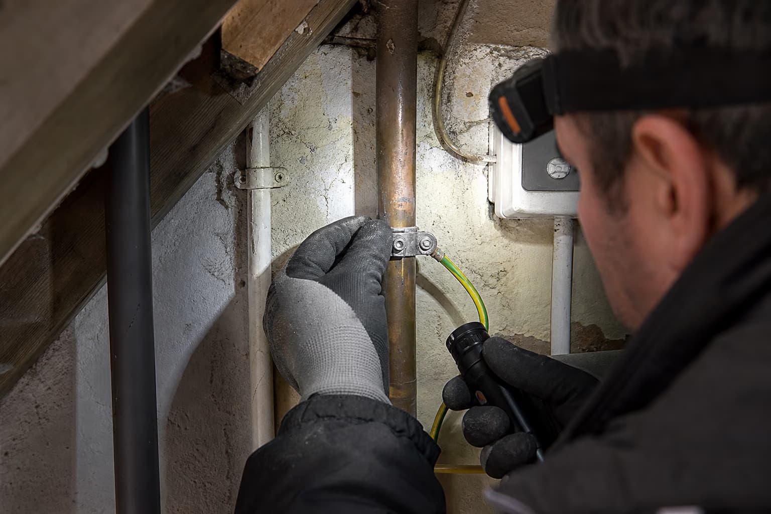 Close electrical detail relevant to can you replace a fuse box without rewiring the house?