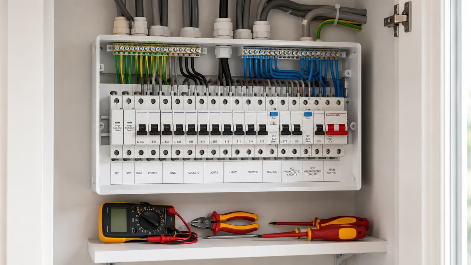 Consumer unit upgrade in Bournemouth in Queens Park, Bournemouth