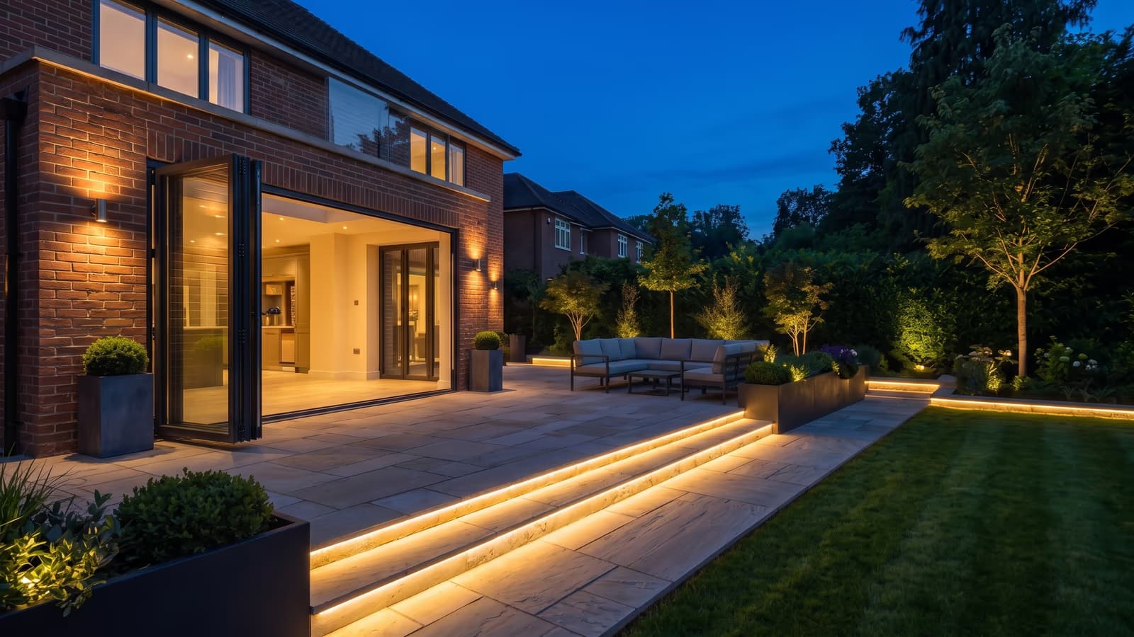 Exterior lighting in Sandbanks in Sandbanks, Poole