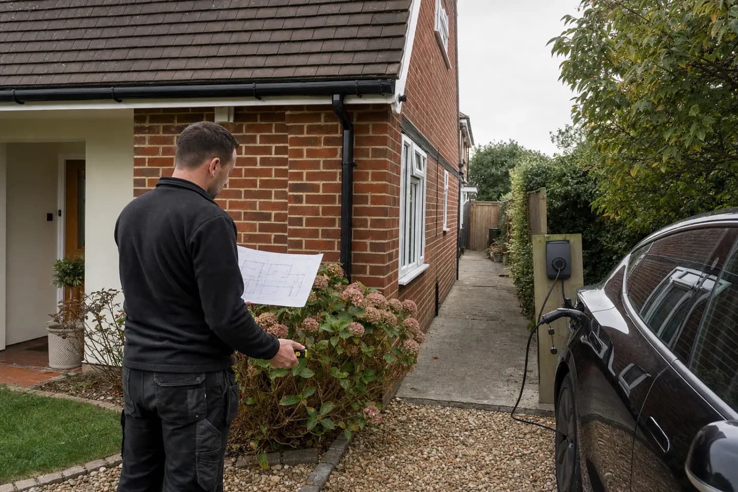 Illustrative EV charging planning scenario in Broadstone