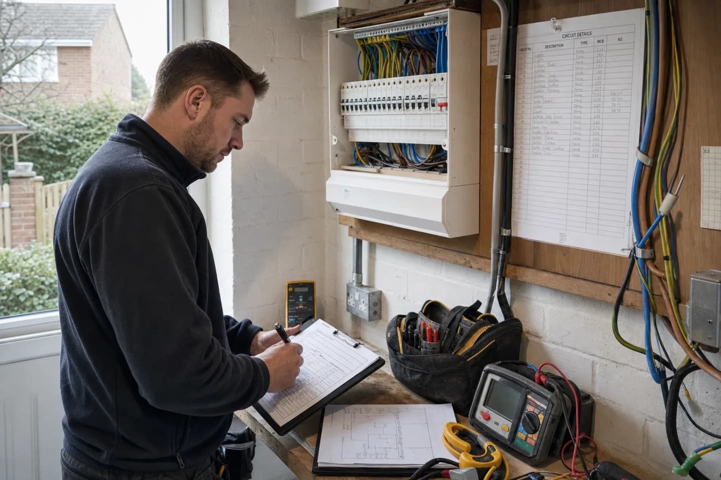 Illustrative rewiring planning scenario in Wimborne Minster