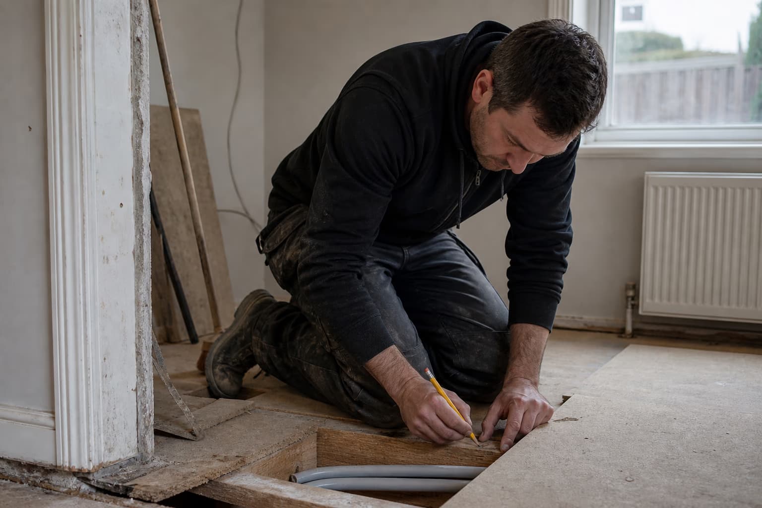 Close electrical detail relevant to full or partial rewire: how is the decision made?