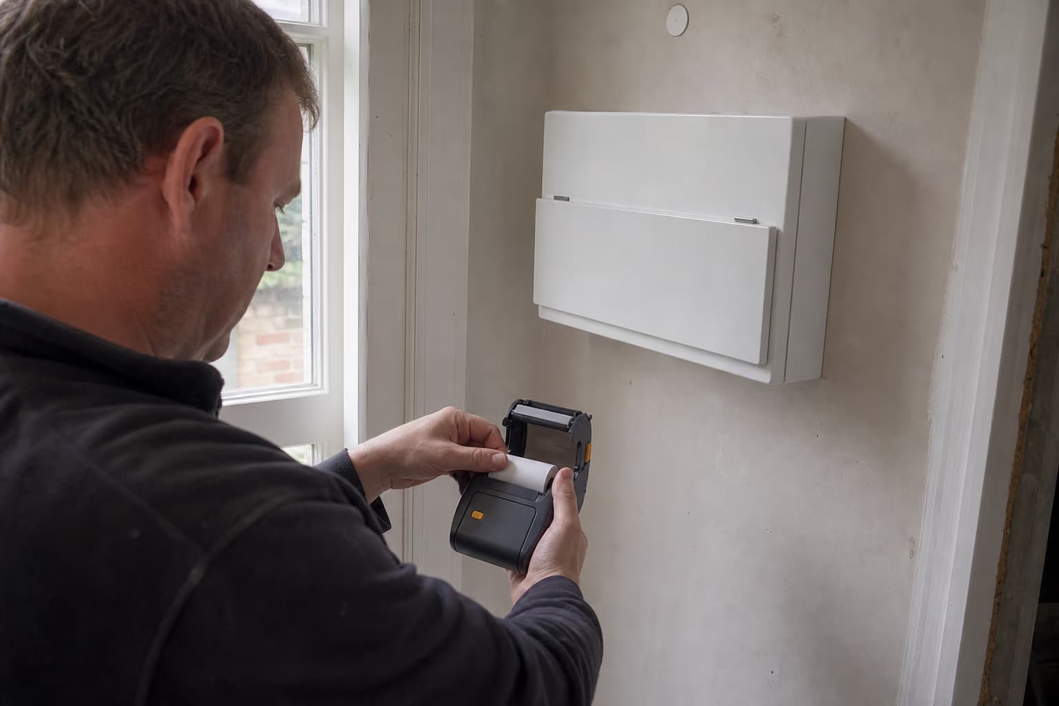 Close electrical detail relevant to what happens during a consumer unit replacement?